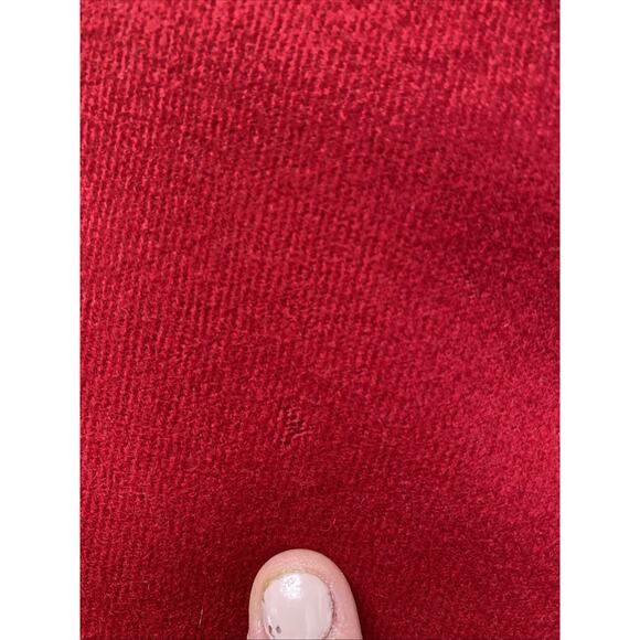 Vintage 60s Red Pencil Skirt 100% Virgin Wool Lined Women’s Size 10 Read / S - Picture 9 of 16